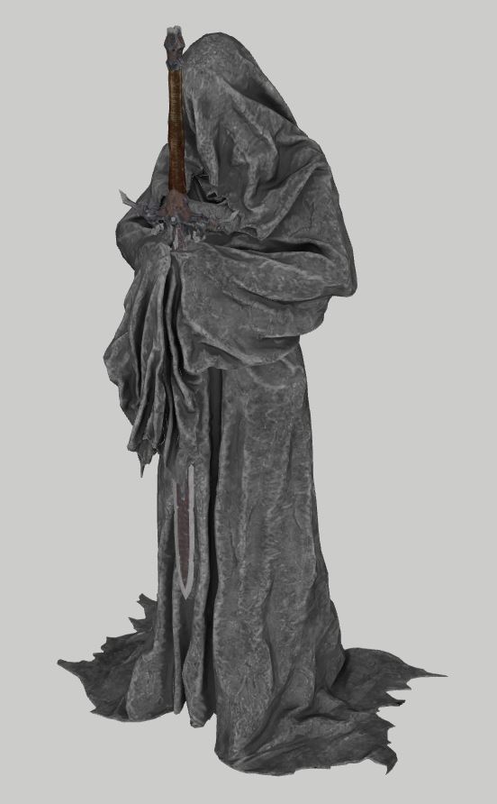 sombre statue mal 3D print model - Mito3D