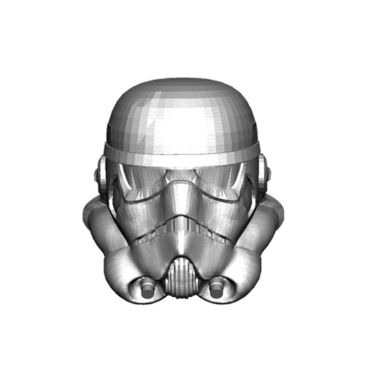 Sombrio Vader cabeça Estrela guerras capacete 3D print model - Mito3D