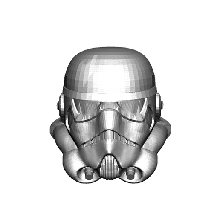 dark vader head star wars helmet 3d print model - Mito3D