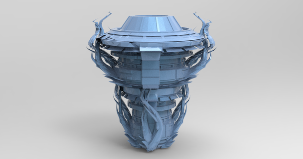 oscuro tejido torre vigilancia 3d print model - Mito3D