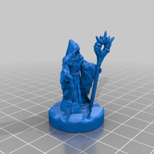 dark wizard 28mm support free 28mmscale 32mm dnd dnd5e mini miniature dungeon dungeons and dragons evil frostgrave good mage miniatures monk necromancer no supports pathfinder rpg priest roleplaying game sorcerer stranger things summoner supportless tabletop games gaming 3d print model - Mito3D