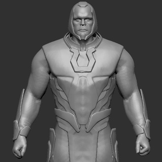 Darkseid dc karakter şekil 3d print model - Mito3D