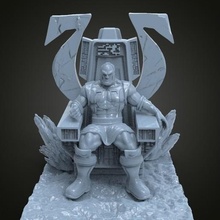 darkseid throne game datkseid dc 3d print model - Mito3D