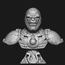 darkside busto gioco superman justiceleague liga da soli batman hq la warner dc 3d print model - Mito3D