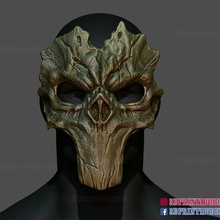 darksiders death mask cosplay helmet stl 3d print file tool games game shadow halloween slt toy 3d print model - Mito3D