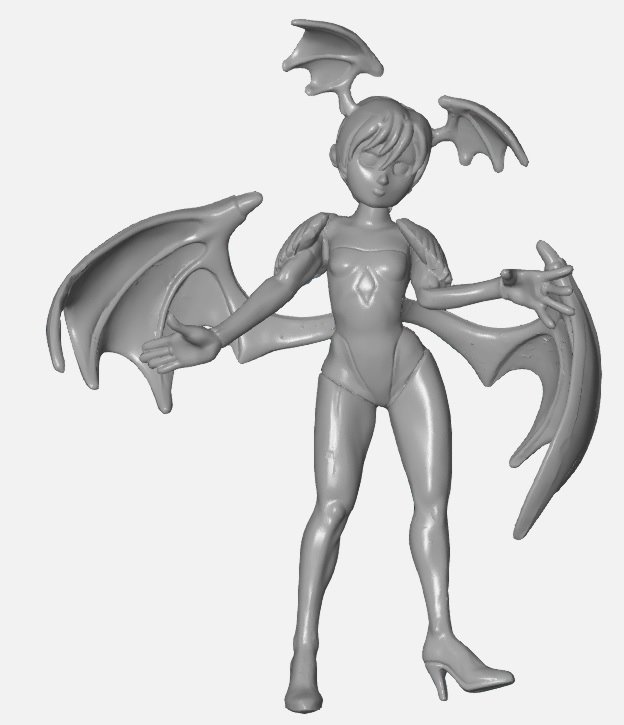 darkstalkers lilith video game figure darkstalkers lilith vampire succubus capcom game video electronic  3D print model - Mito3D