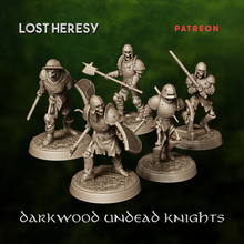 darkwood skeleton undead knights 3d print model - Mito3D