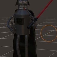 darth bender futurama Guerre stellari 3d print model - Mito3D