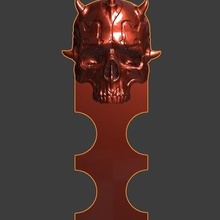 darth maul bookmark star wars skull book read stih 3d print model - Mito3D