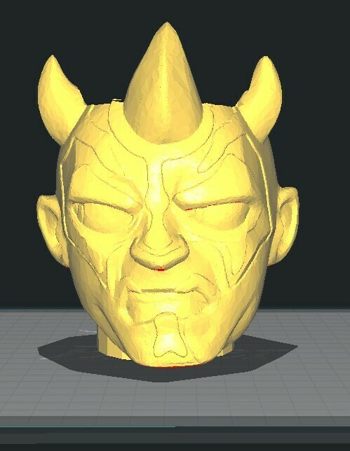 darth mazo escalonado compañero paso remojar 3D print model - Mito3D