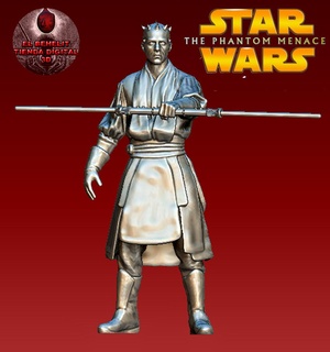 darth mazo estrella guerras Anakin Obi Wan vader yoda lucas clon 3d impresión 3d print model - Mito3D