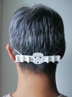 darth trooper ear saver accessories 3d print model - Mito3D