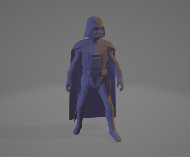 darth Vader Estrela guerras veio brinquedo estatueta modelo 3d print model - Mito3D