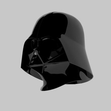 darth vader divers de star wars salut poly jouet film 3dprint d'impression sombre seigneur le héros guerre les guerres étoiles masque casque 3d print model - Mito3D