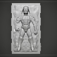 darth Vader carbonite Estrela guerras anakin sith Jedi Sombrio guerra yoda espaço laser Stormtrooper 3d print model - Mito3D