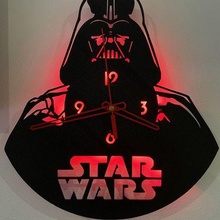 darth Vader relógio Estrela guerras Sombrio filmes 3d print model - Mito3D