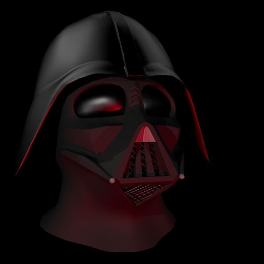 darth vader helmet star wars anakin 3D print model - Mito3D