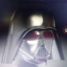 darth Vader capacete mascarar arte brinquedo 3d print model - Mito3D