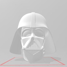 darth vader helmet art action figure sith star wars 3d print model - Mito3D