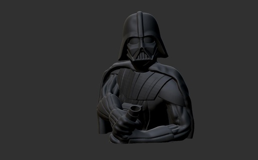 darth Vader incenso suporte arte Estrela guerras yoda Lucas Skywalker bebê 3d print model - Mito3D