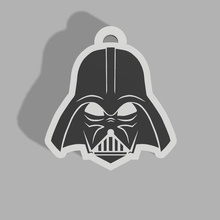 darth Vader chaveiro chave anel Estrela guerras 3d print model - Mito3D