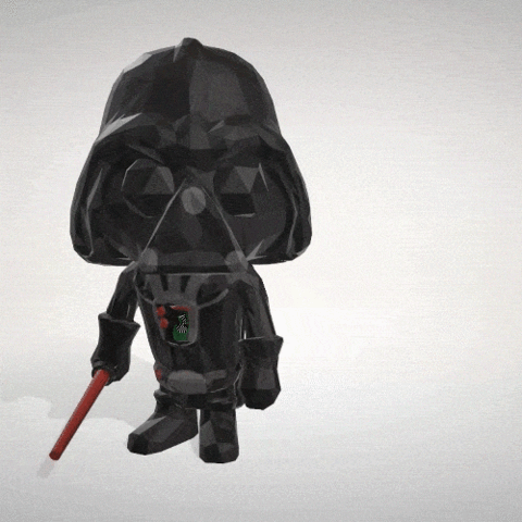 darth vader lowpoply collection figurine objoy various star wars 3D print model - Mito3D