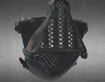 dark vader masque fanart ventilateur art guerres étoiles Dark Vador 3d print model - Mito3D