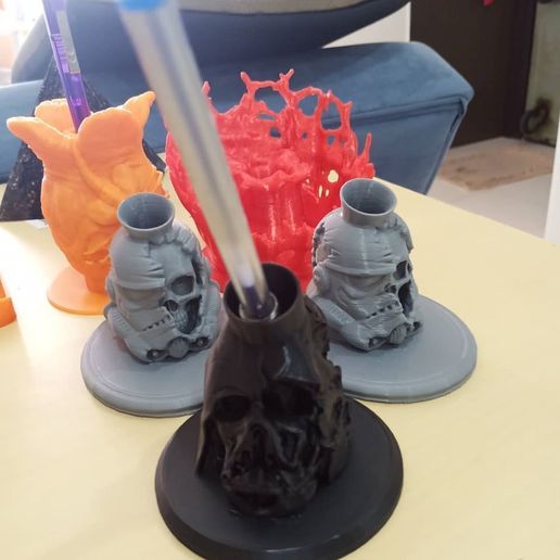 darth vader kask erimiş wacom kalem sahibi sanat 3D print model - Mito3D