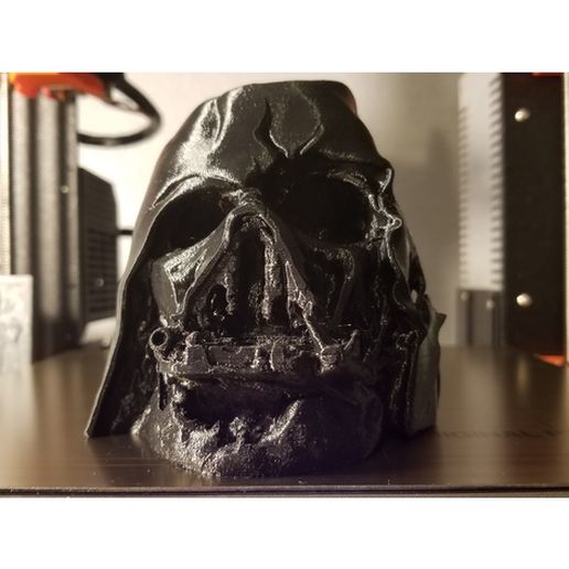 darth vader Derretido máscara casco 3D print model - Mito3D