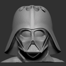 darth Vader caneta suporte Estrela guerras 3d print model - Mito3D