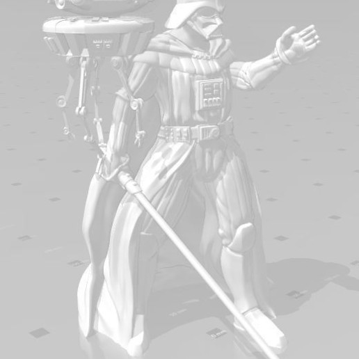 darth vader probe droid juego droide sonda dark modelismo figuritas starwars legión de star wars 3D print model - Mito3D