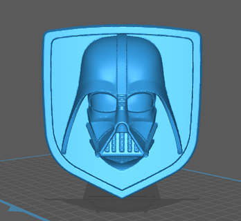 darth Vader reboque cobrir bainha 3d print model - Mito3D