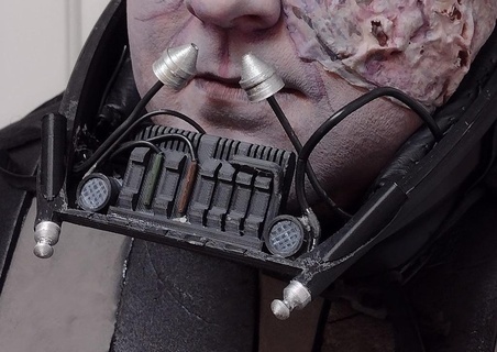 Darth vader entlarvt Respirator abgetrennt Hand Kostüm Krieg Sterne Helm Cosplay Mode 3d print model - Mito3D