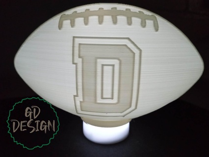dartmouth big green football light tealight reading party cor 3d print model - Mito3D