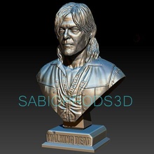 daryl dixon walking death sabioprods 3d print model sculpture sageprods3d tvshows 3d print model - Mito3D