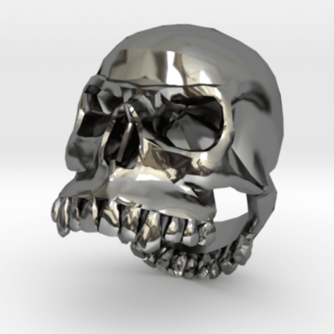 dasaki skull ring jewelry 3d printed jewerly 3D print model - Mito3D