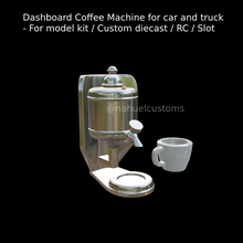 dashboard coffee machine car truck - model kit custom diecast rc slot art hertella auto-kaffeemaschine revell amt cup beetle vw 3d print model - Mito3D