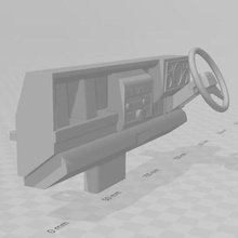 Instrumententafel Verteidiger 1 10 rc Gang 93 Crawler Rahmen verteidigen Strich 3d print model - Mito3D