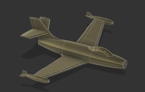 Dassault ouragan Véhicules 3d print model - Mito3D