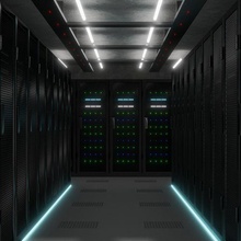 dados Centro servidor servidores prateleira centro pc equipamento ethernet moderno escritório arquitetura mainframe eletrônicos 3d print model - Mito3D