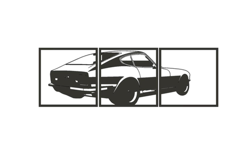 Datsun 2d arte SVG 3d print model - Mito3D