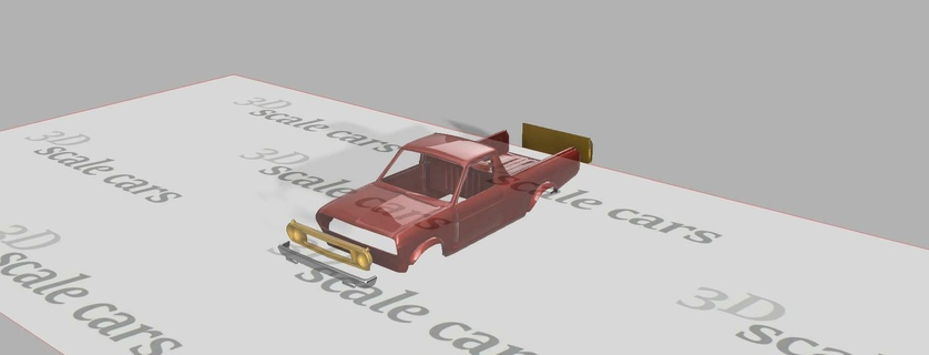 Datsun abholen rc Körper verschiedene 3d print model - Mito3D