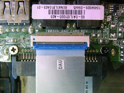 dau connector part repairing eee pc 1005pe eeepc electronics utility 3d print model - Mito3D