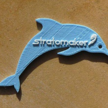 dauhin stratomaker vários porta chave dolphin 3d print model - Mito3D