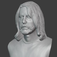 Dave Grohl foo savaşçılar Sanat nirvana 3d model obj stl penta stüdyo 3d print model - Mito3D