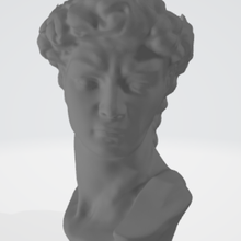 david cabeza plantador base 3d print model - Mito3D
