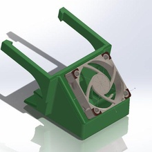 Davinci 10 Extruder Ventilator Werkzeug 10a Drucker Zubehörteil xyz Drucken xyzprinting 3d Zubehör 3d print model - Mito3D