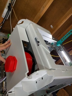 Vinci 10 bobina titolare supporto vinci filamento modifica xyz 3d stampante parti 3d print model - Mito3D