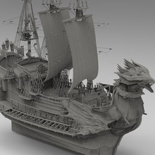 dawn treader narnia prince caspian ship 3d print model - Mito3D
