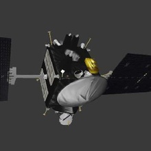 amanecer juego Modelo 3d la nave espacial satélite los ojos del sistema solar 3d print model - Mito3D